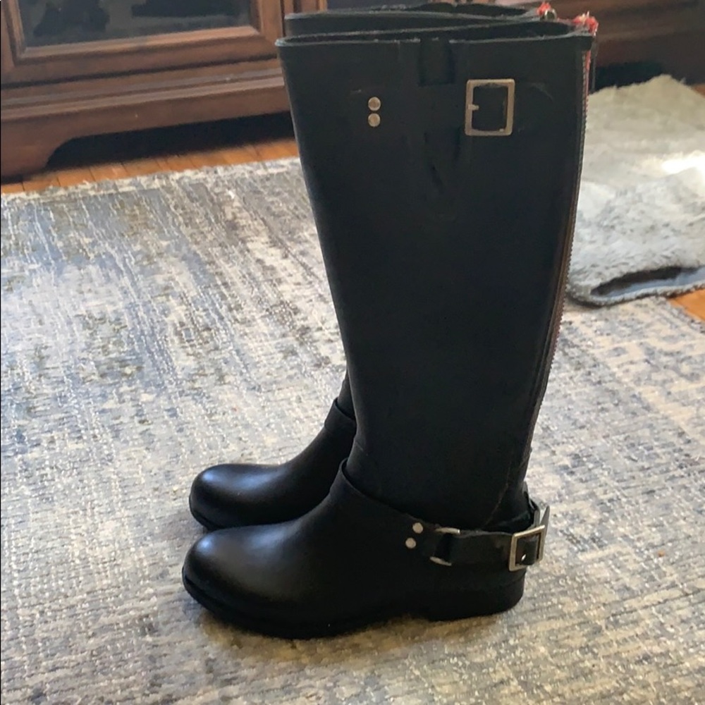 Steve Madden Rainboots with Zipper